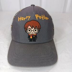 Harry Potter Kids Baseball Hat Gray Yellow Unisex Cap One Size